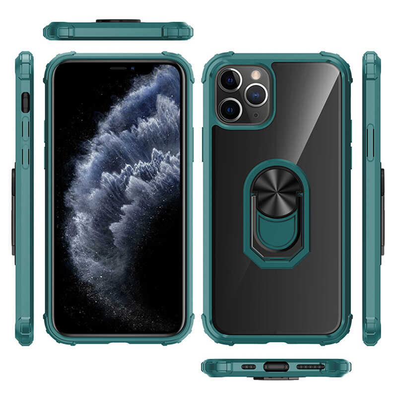 Apple iPhone 11 Pro Max Kılıf Zore Mola Kapak Yeşil