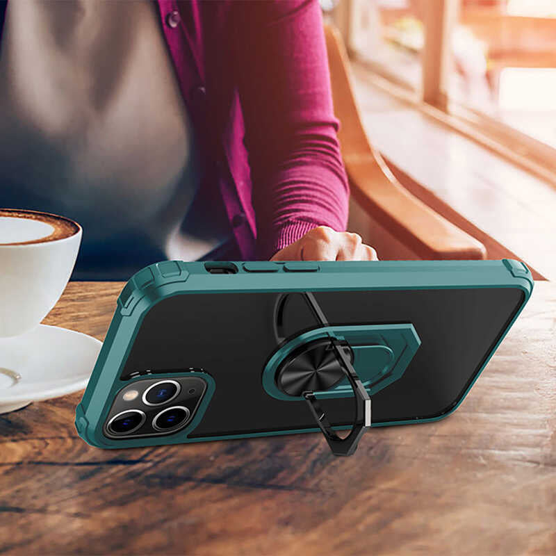 Apple iPhone 11 Pro Max Kılıf Zore Mola Kapak Yeşil