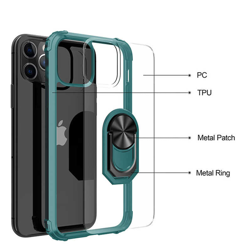Apple iPhone 11 Pro Max Kılıf Zore Mola Kapak Yeşil