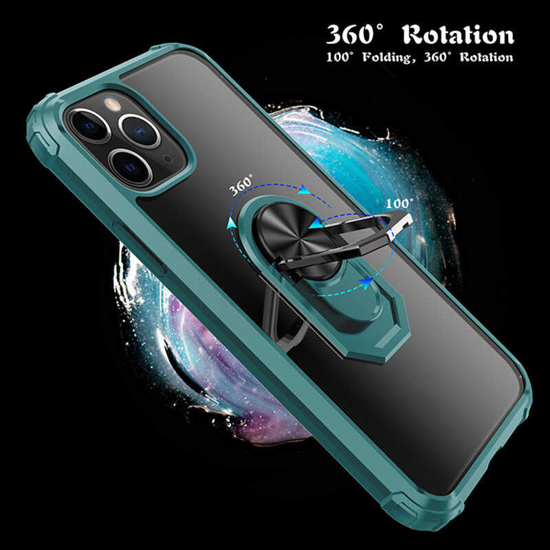 Apple iPhone 11 Pro Max Kılıf Zore Mola Kapak Yeşil