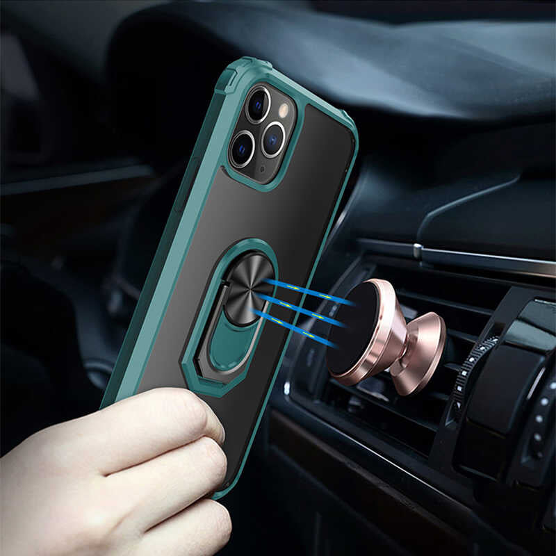 Apple iPhone 11 Pro Max Kılıf Zore Mola Kapak Yeşil