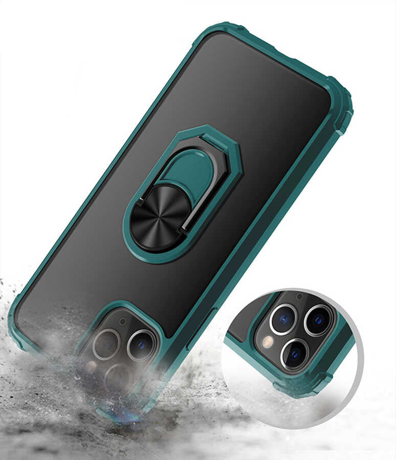 Apple iPhone 11 Pro Max Kılıf Zore Mola Kapak Yeşil