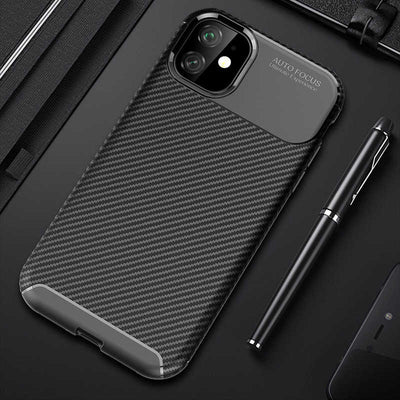 Apple iPhone 11 Kılıf Zore Negro Silikon Kapak Siyah