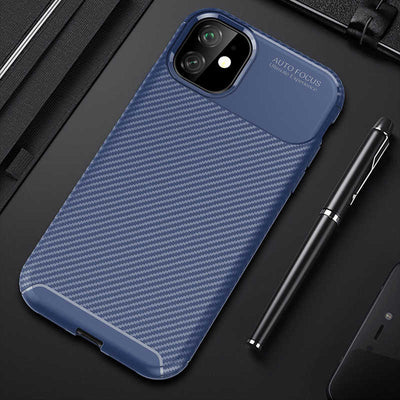 Apple iPhone 11 Kılıf Zore Negro Silikon Kapak Lacivert