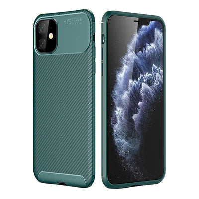 Apple iPhone 11 Kılıf Zore Negro Silikon Kapak Yeşil