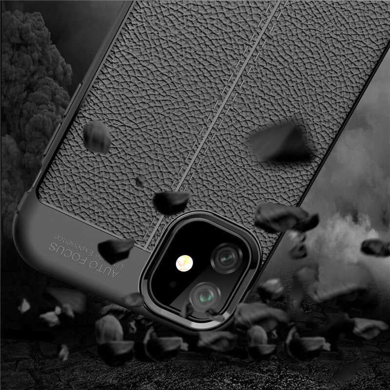 Apple iPhone 11 Kılıf Zore Niss Silikon Kapak Siyah