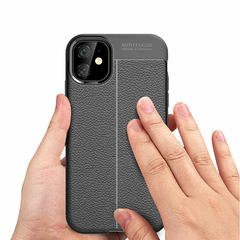 Apple iPhone 11 Kılıf Zore Niss Silikon Kapak Siyah