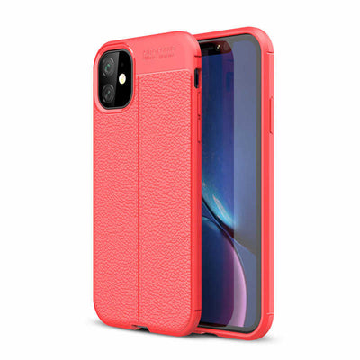 Apple iPhone 11 Kılıf Zore Niss Silikon Kapak Kırmızı