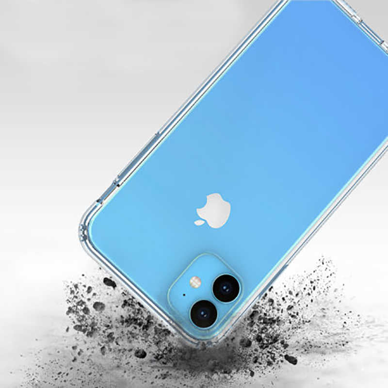 Apple iPhone 11 Kılıf Zore Nitro Anti Shock Silikon Renksiz