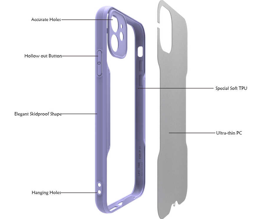 Apple iPhone 11 Kılıf Zore Parfe Kapak Koyu Yeşil