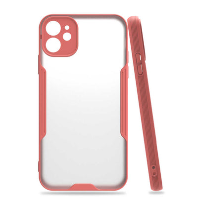Apple iPhone 11 Kılıf Zore Parfe Kapak Pembe