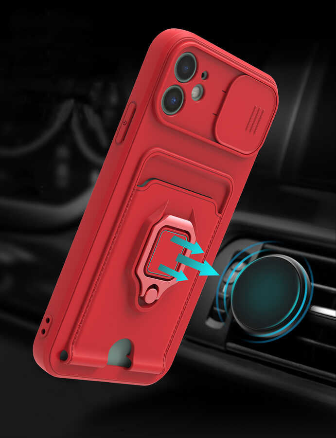 Apple iPhone 11 Kılıf Zore Pelit Kapak Koyu Yeşil