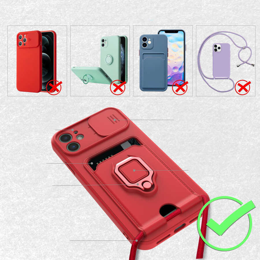 Apple iPhone 11 Kılıf Zore Pelit Kapak Pembe