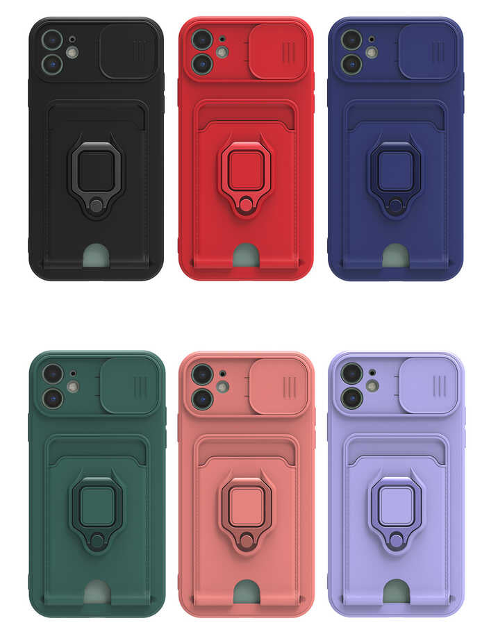 Apple iPhone 11 Kılıf Zore Pelit Kapak Lacivert