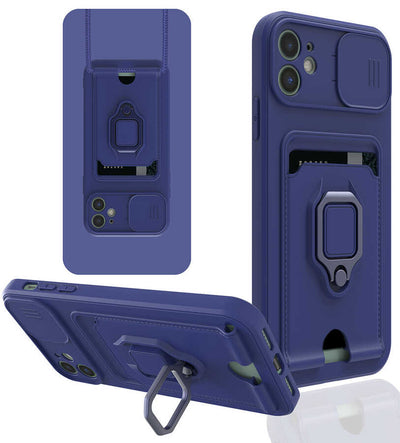 Apple iPhone 11 Kılıf Zore Pelit Kapak Lacivert