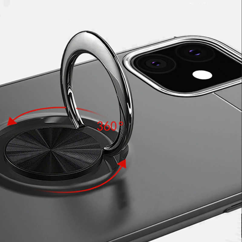 Apple iPhone 11 Kılıf Zore Ravel Silikon Kapak Siyah