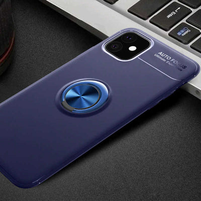 Apple iPhone 11 Kılıf Zore Ravel Silikon Kapak Mavi