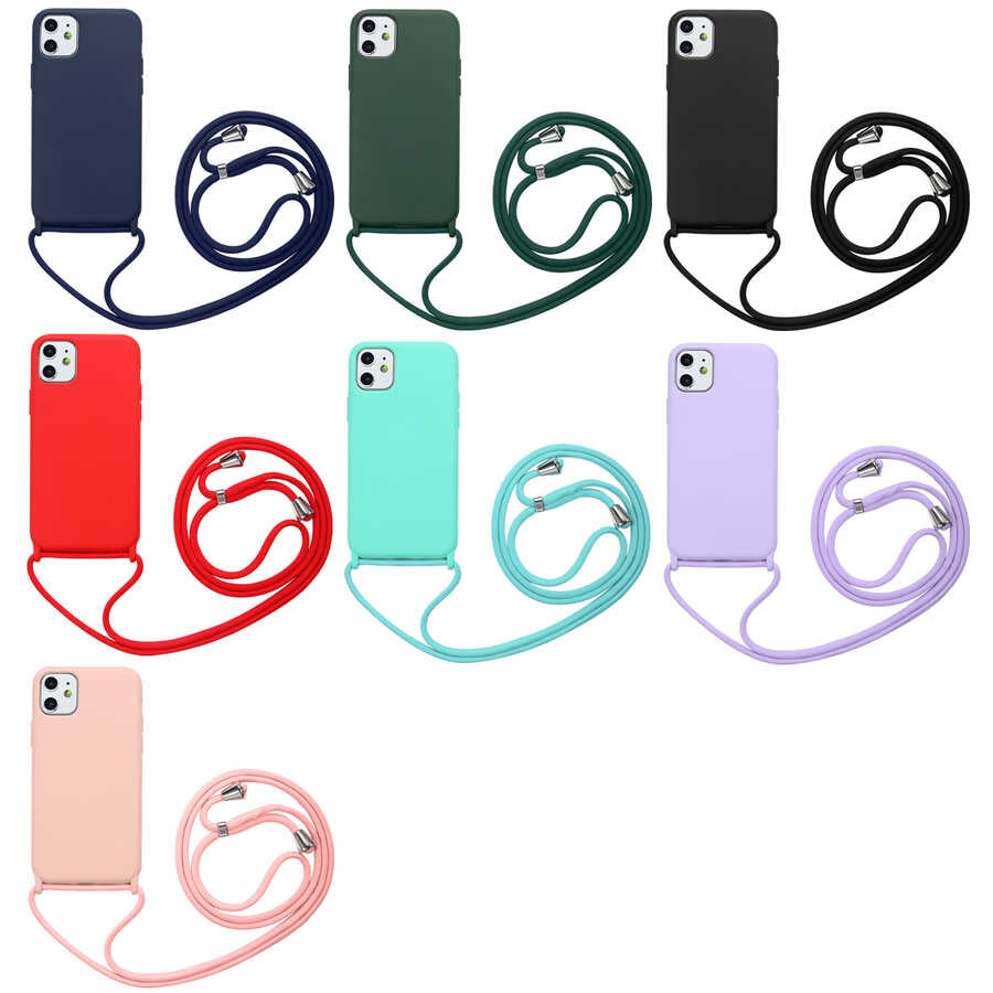 Apple iPhone 11 Kılıf Zore Ropi Kapak Kırmızı