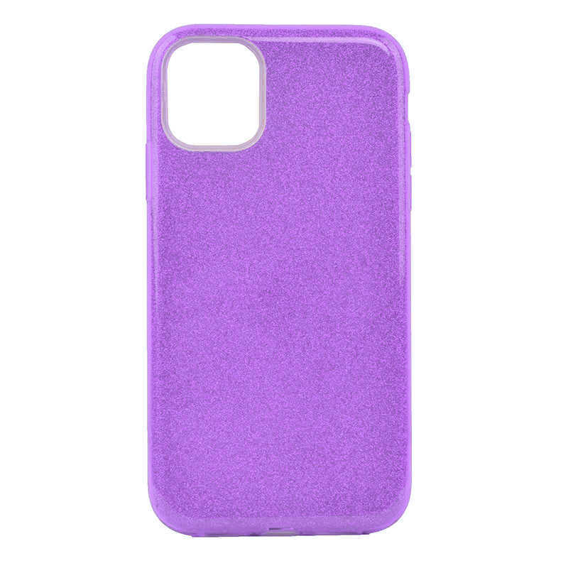 Apple iPhone 11 Kılıf Zore Shining Silikon Mor
