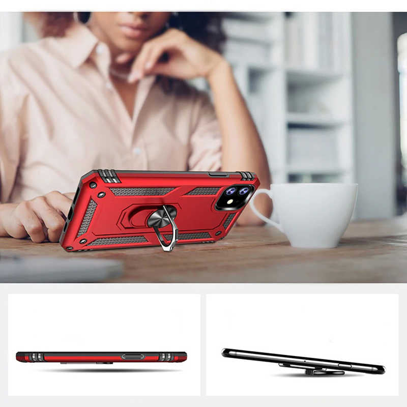 Apple iPhone 11 Kılıf Zore Vega Kapak Mavi