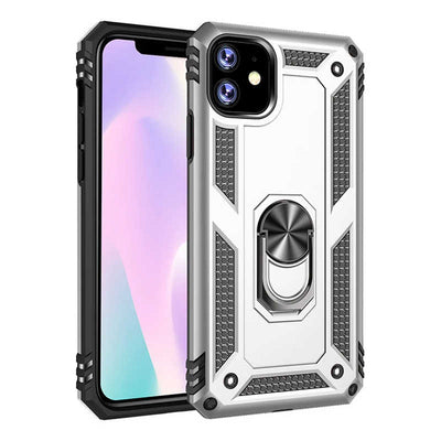 Apple iPhone 11 Kılıf Zore Vega Kapak Gri