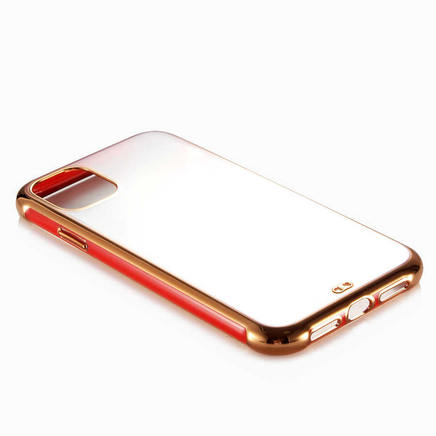 Apple iPhone 11 Kılıf Zore Voit Kapak Gold