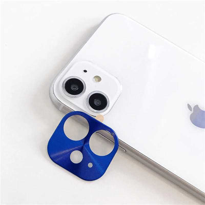 Apple iPhone 11 Zore Metal Kamera Koruyucu Gri