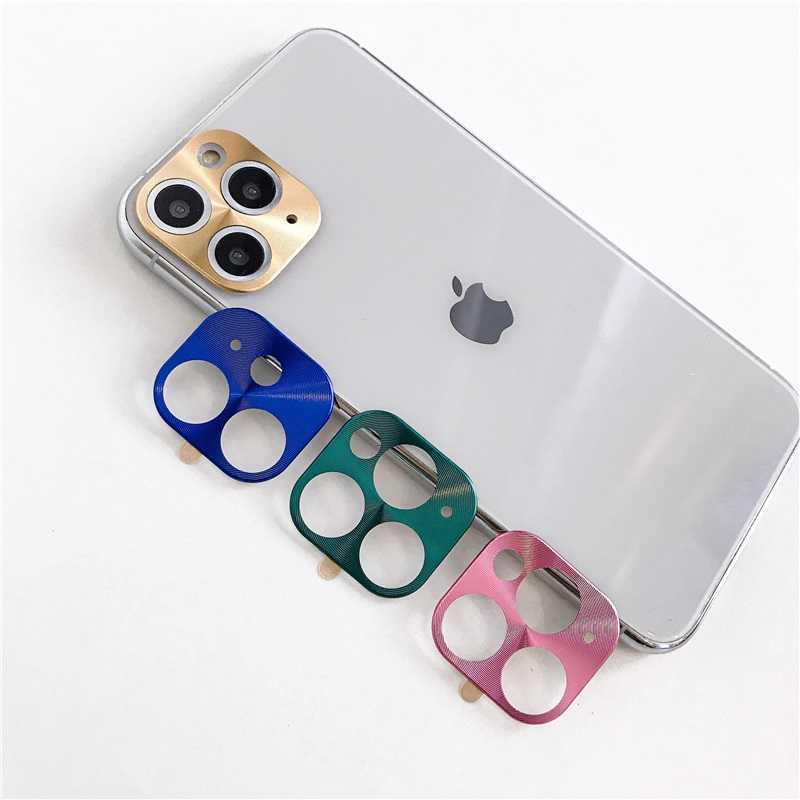 Apple iPhone 11 Zore Metal Kamera Koruyucu Siyah