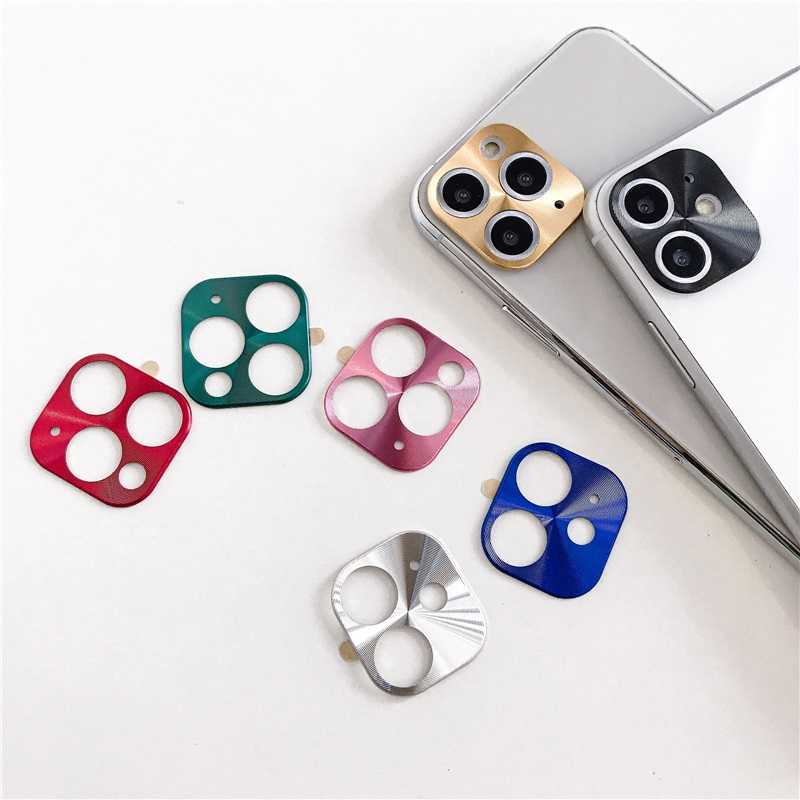 Apple iPhone 11 Zore Metal Kamera Koruyucu Mavi
