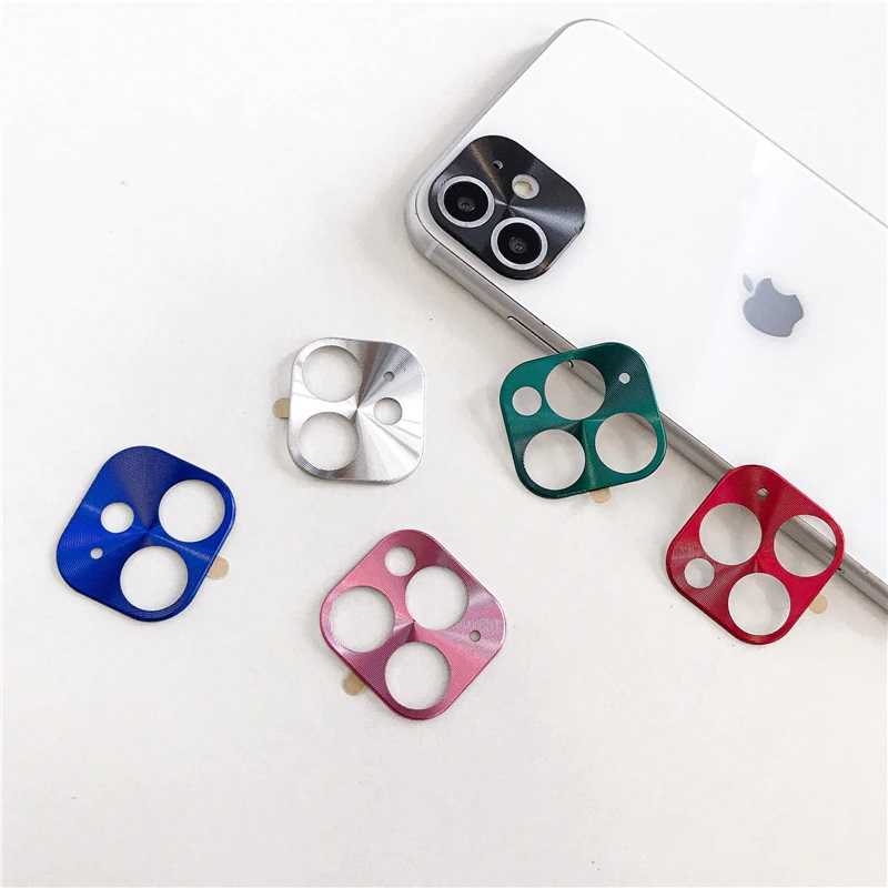 Apple iPhone 11 Zore Metal Kamera Koruyucu Mavi