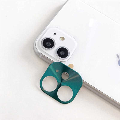 Apple iPhone 11 Zore Metal Kamera Koruyucu Yeşil