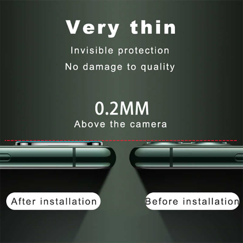 Apple iPhone 11 Pro Zore CP-02 Metal Kamera Koruyucu Siyah