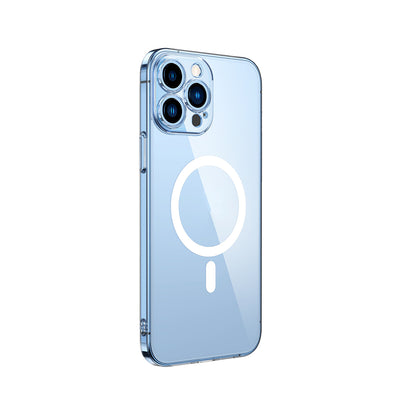 Apple iPhone 11 Pro Kamera Korumalı M-Safe Şarj Özellikli Şeffaf Zore London Sert PC Kapak