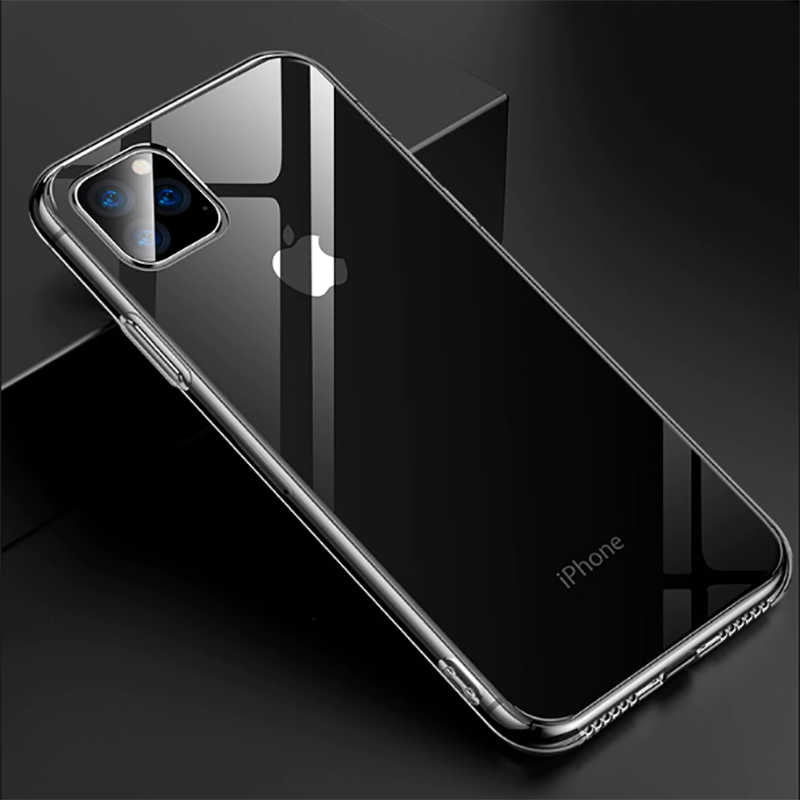 Apple iPhone 11 Pro Kılıf Zore Süper Silikon Kapak Renksiz