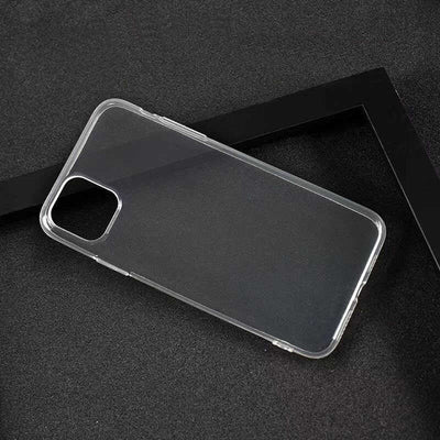 Apple iPhone 11 Pro Kılıf Zore Süper Silikon Kapak Renksiz