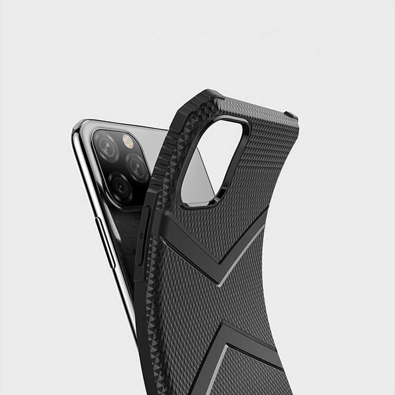 Apple iPhone 11 Pro Kılıf Zore Hank Silikon Lacivert