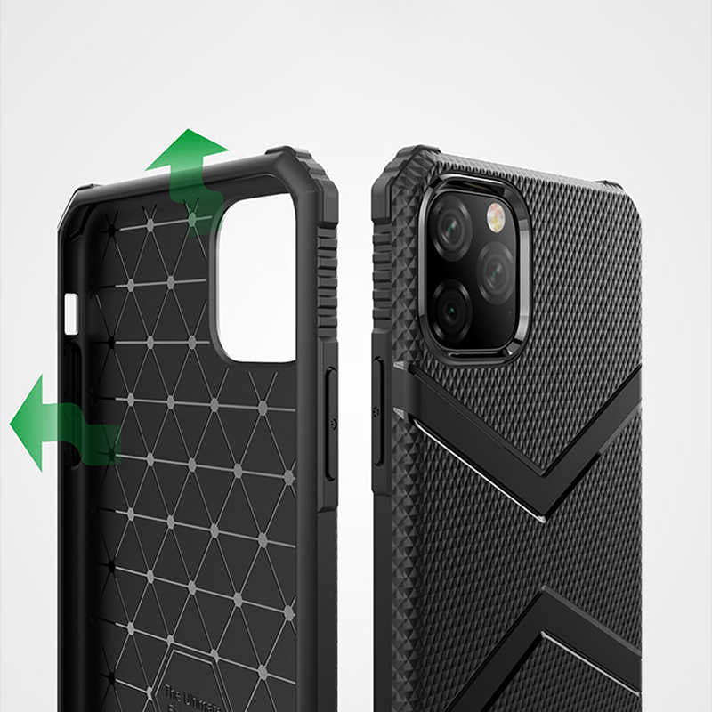 Apple iPhone 11 Pro Kılıf Zore Hank Silikon Lacivert