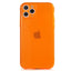 Apple iPhone 11 Pro Kılıf Zore Mun Silikon Turuncu
