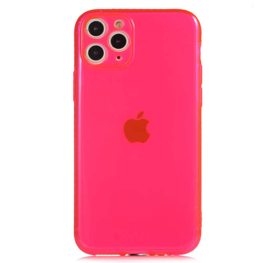 Apple iPhone 11 Pro Kılıf Zore Mun Silikon Pembe