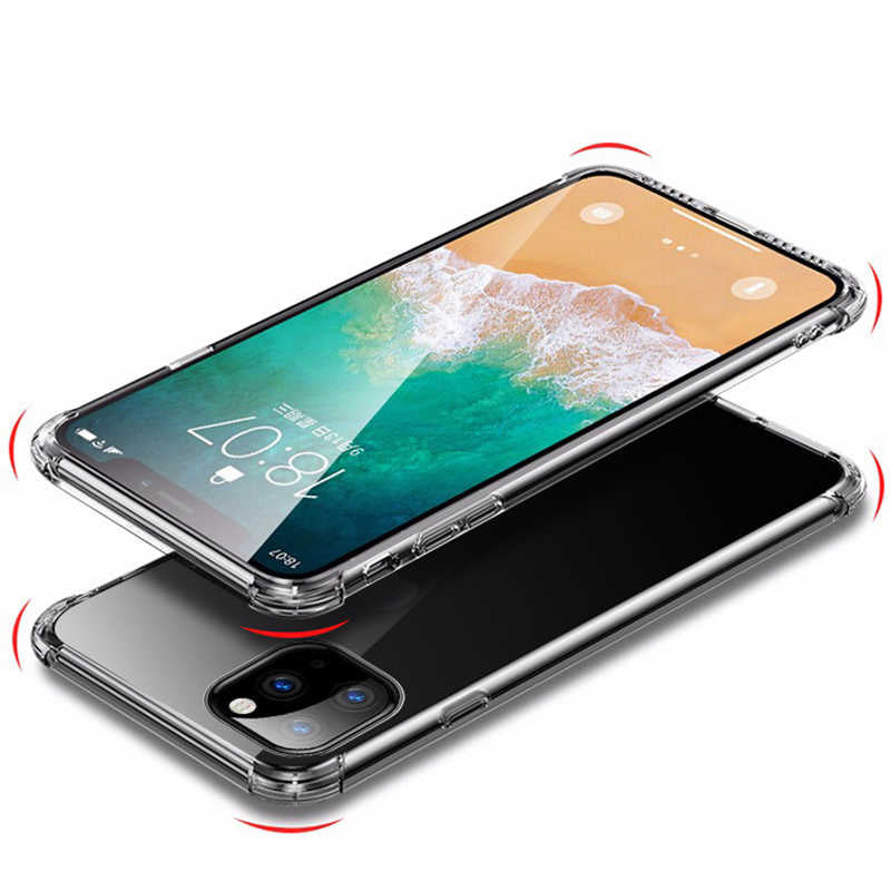 Apple iPhone 11 Pro Kılıf Zore Nitro Anti Shock Silikon Renksiz