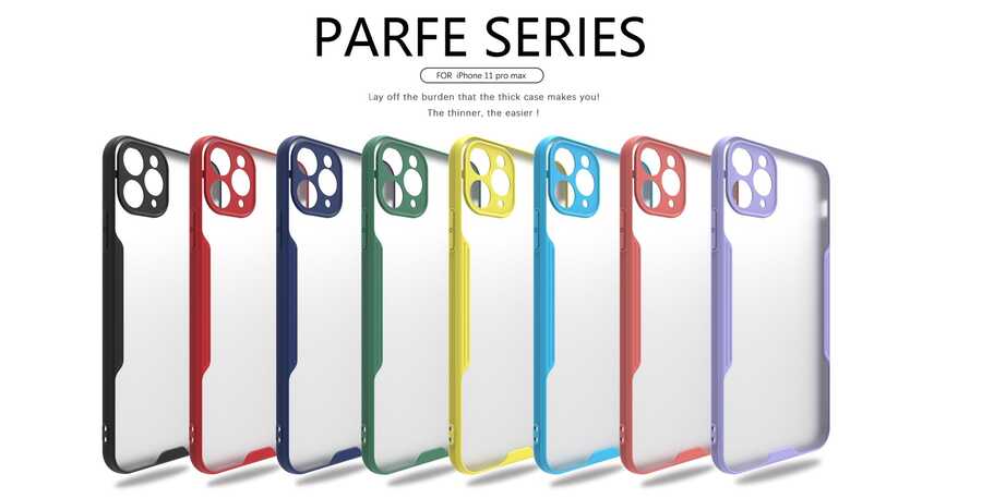 Apple iPhone 11 Pro Kılıf Zore Parfe Kapak Sarı