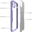 Apple iPhone 11 Pro Kılıf Zore Parfe Kapak Mor