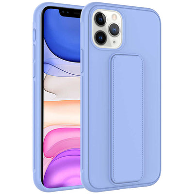 Apple iPhone 11 Pro Kılıf Zore Qstand Kapak Lila