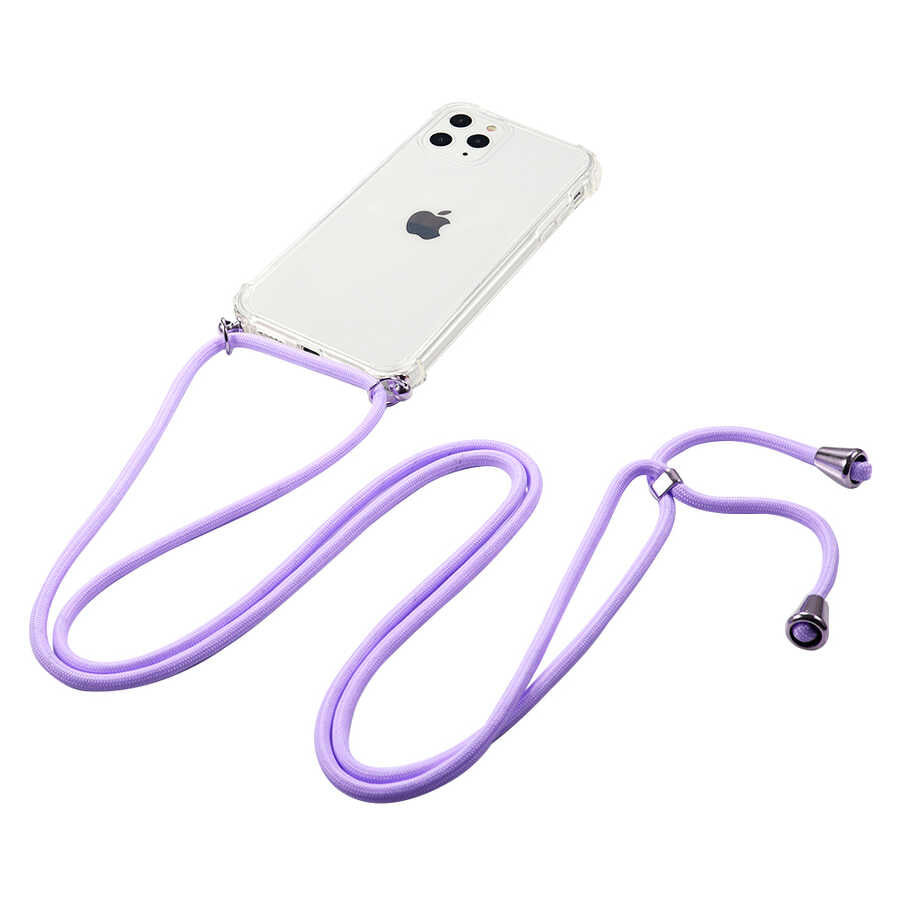 Apple iPhone 11 Pro Kılıf Zore X-Rop Kapak Renksiz