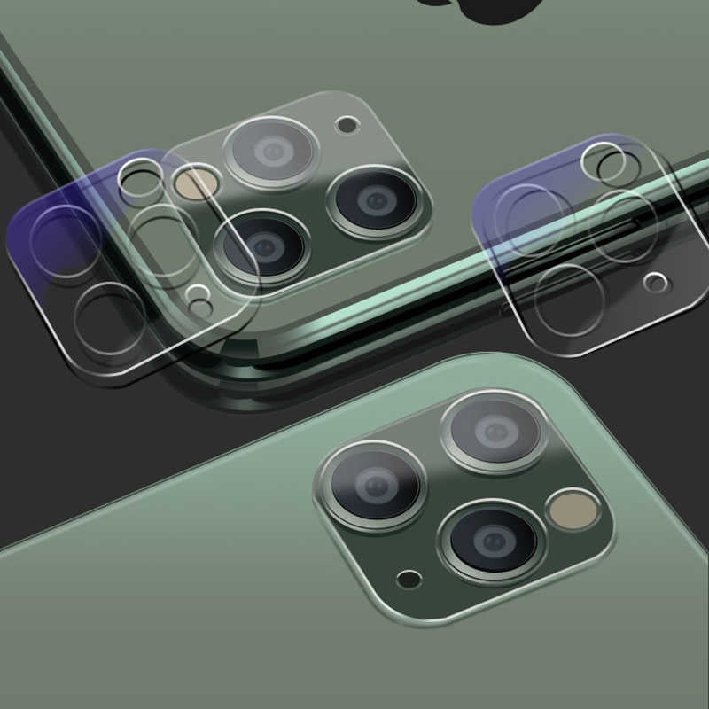 Apple iPhone 11 Pro Max Zore 3D Full Kamera Koruyucu Renksiz