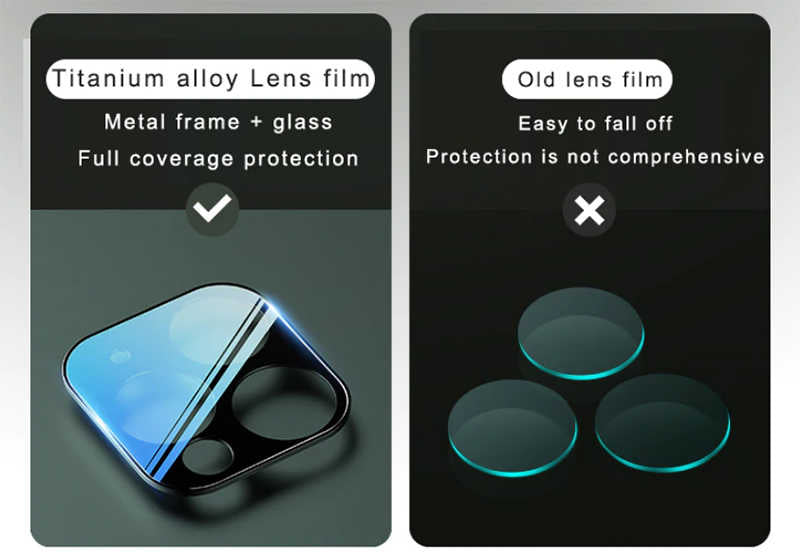 Apple iPhone 11 Pro Max Zore CP-02 Metal Kamera Koruyucu Siyah