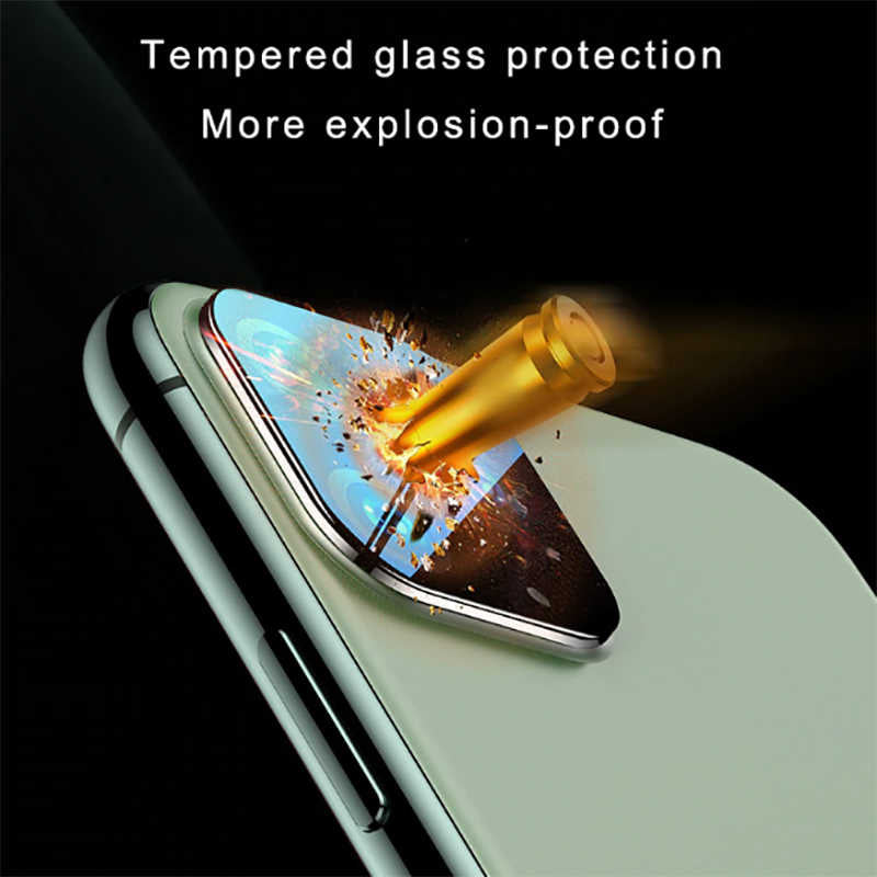 Apple iPhone 11 Pro Max Zore CP-02 Metal Kamera Koruyucu Siyah