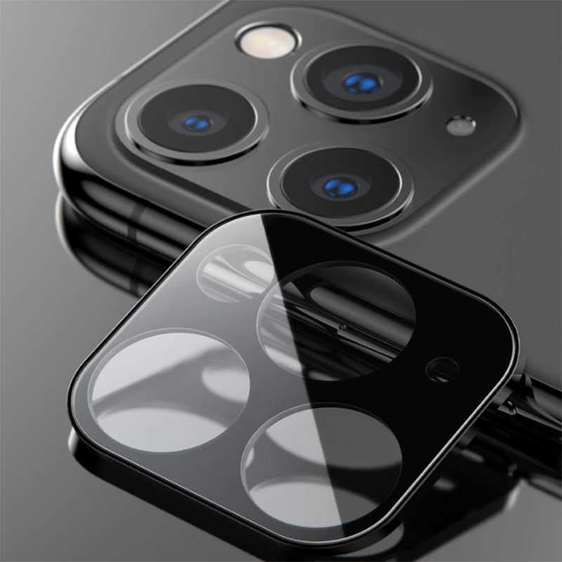 Apple iPhone 11 Pro Max Zore CP-02 Metal Kamera Koruyucu Siyah