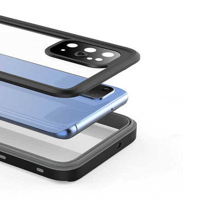 Galaxy S20 Plus Kılıf 1-1 Su Geçirmez Kılıf Siyah