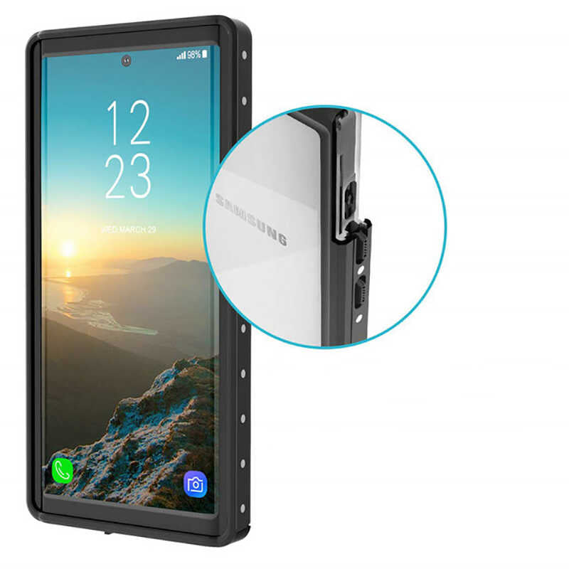 Galaxy S20 Kılıf 1-1 Su Geçirmez Kılıf Siyah